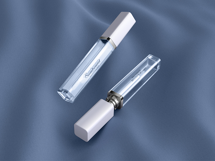 方形透明唇彩管包裝定制 方形透明唇彩管包裝定制