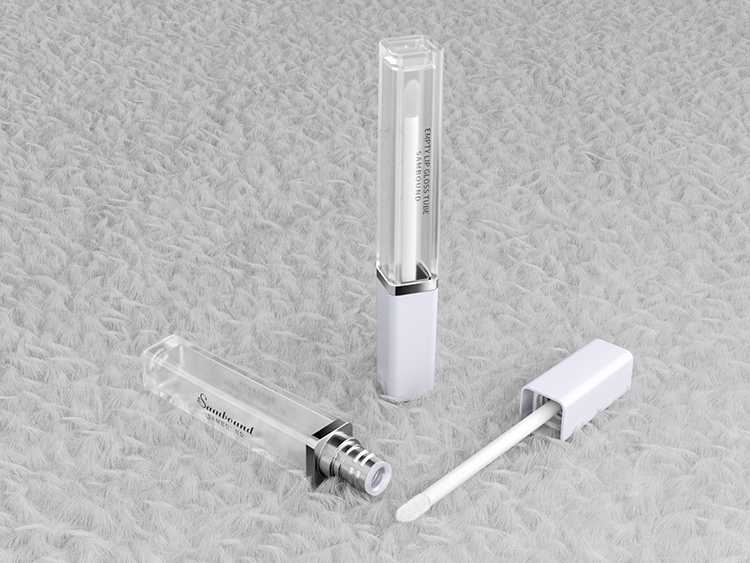 方形透明唇彩管包裝定制 方形透明唇彩管包裝定制